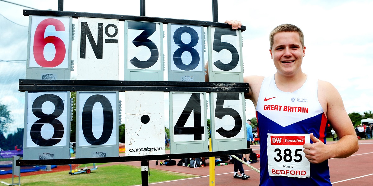 BRITISH JUNIOR RECORD HOLDERS NORRIS AND CAUDERY TO HEAD BRITISH TEAM IN MANNHEIM