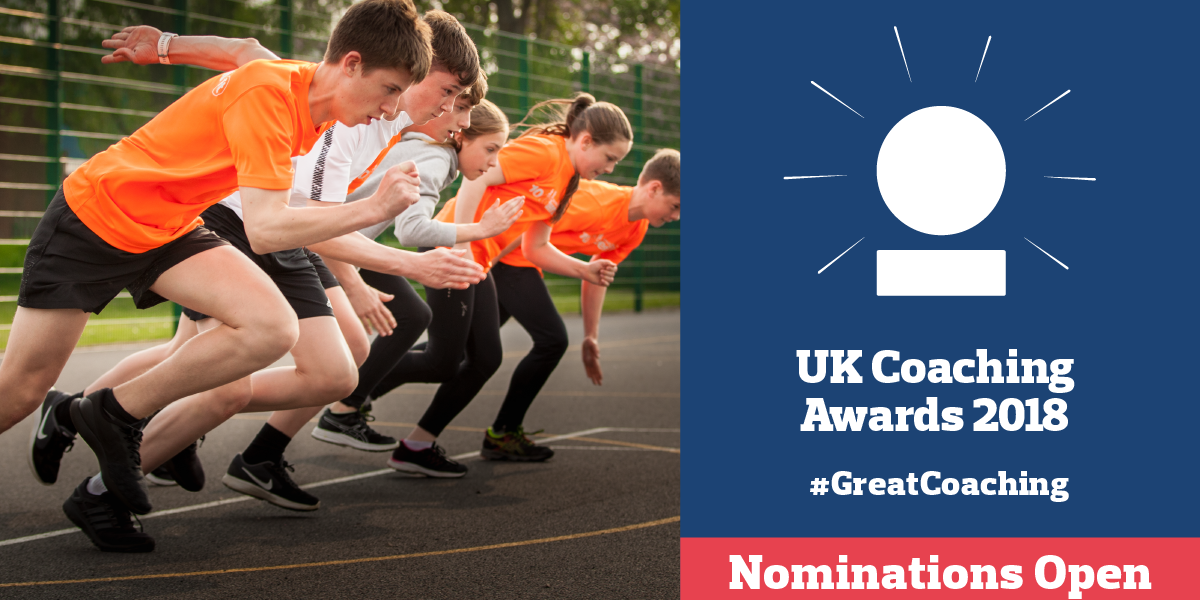 NOMINATIONS OPEN FOR UK COACHING AWARDS