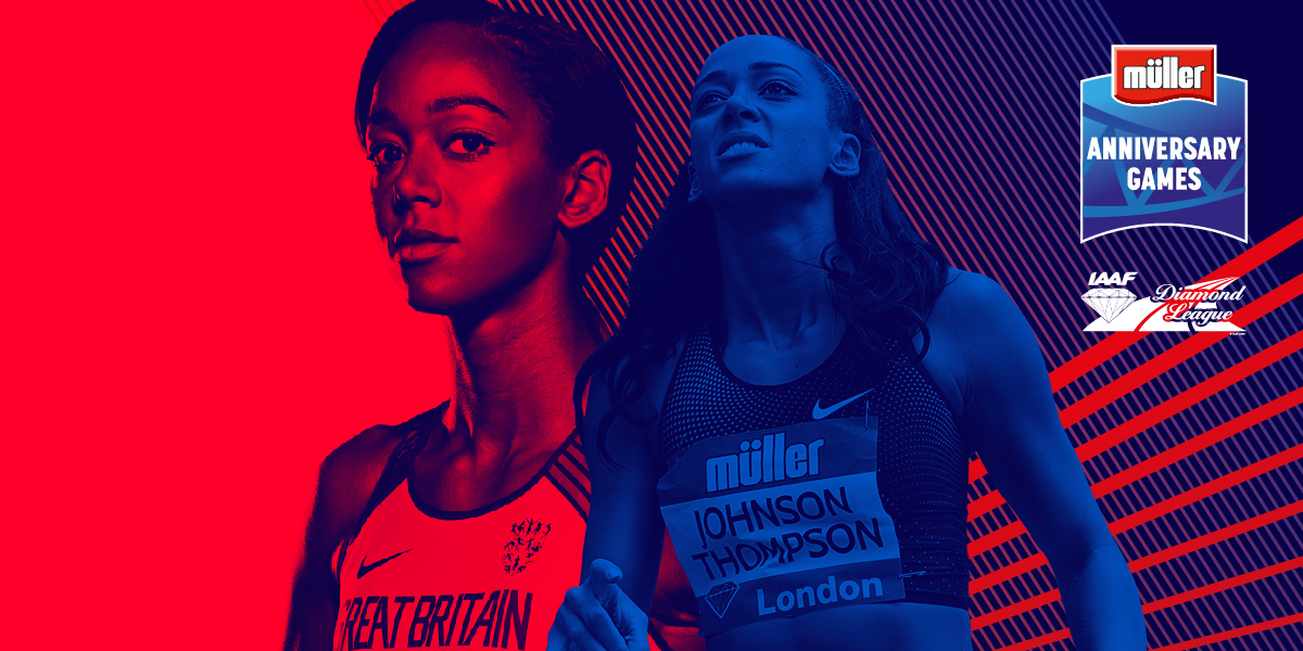 JOHNSON-THOMPSON TO TEST HERSELF OVER TWO DAYS AT MÜLLER ANNIVERSARY GAMES 