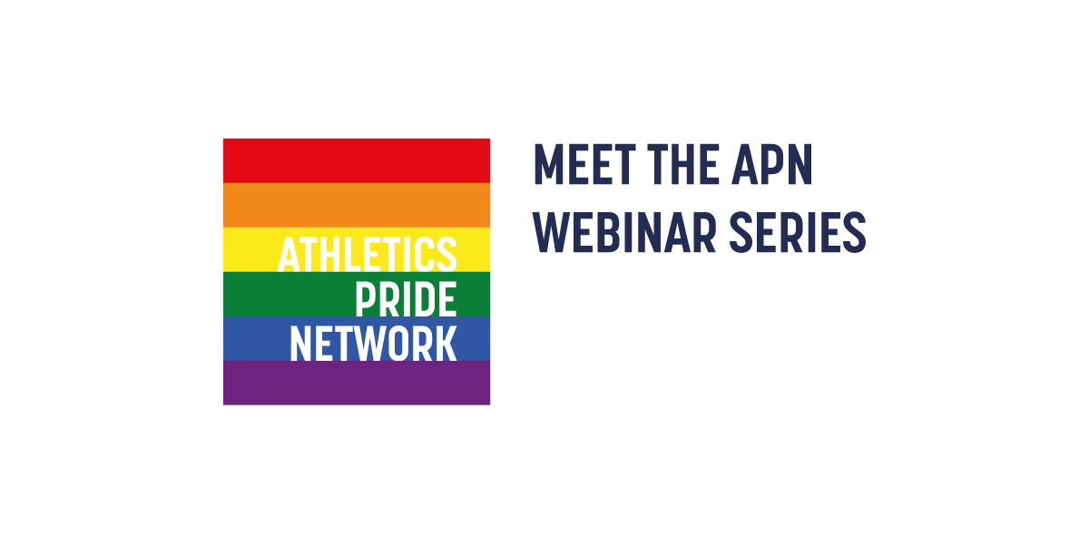 'MEET THE ATHLETICS PRIDE NETWORK' WEBINAR SERIES TO RUN DURING NOVEMBER AND DECEMBER