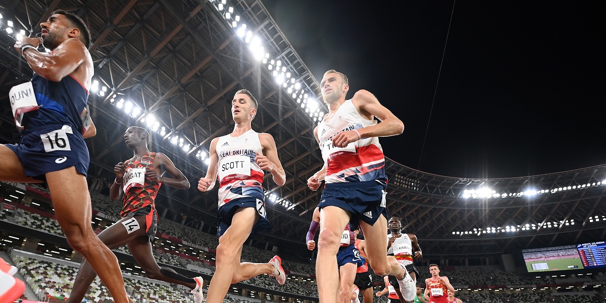 SCOTT FINISHES 14TH IN 10,000M FINAL AND A NATIONAL RECORD FOR THE MIXED RELAY QUARTET 