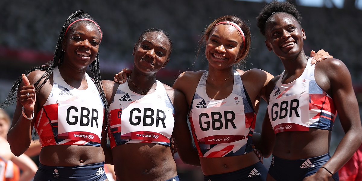 BRITISH RECORD AND QUALIFICATION TO FINAL FOR WOMEN'S 4X100M RELAY