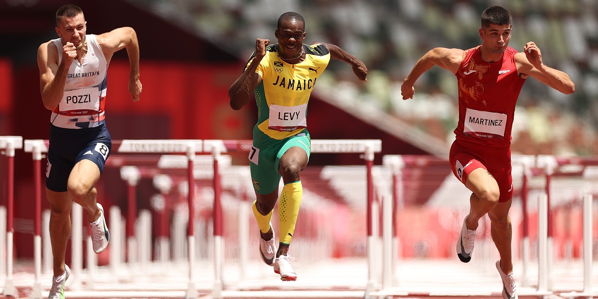 POZZI QUALIFIES FOR 110M HURDLES FINAL AS KJT MAKES ENCOURAGING START IN HEPTATHLON