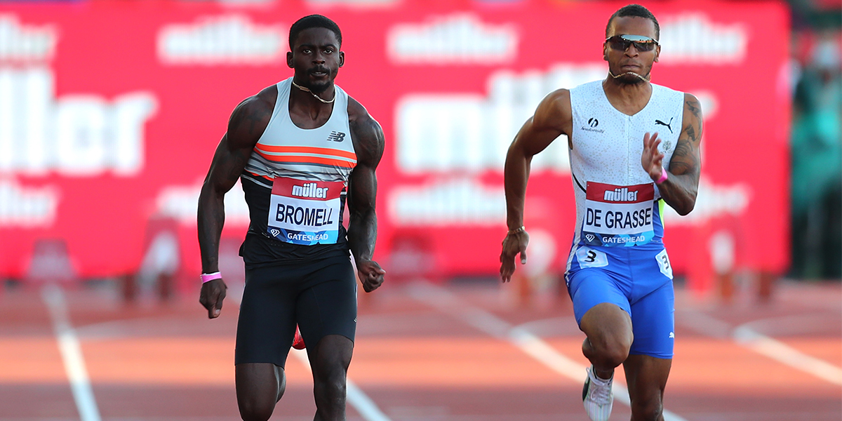 SIZZLING 100M LINE UP HEADED FOR MüLLER BIRMINGHAM DIAMOND LEAGUE