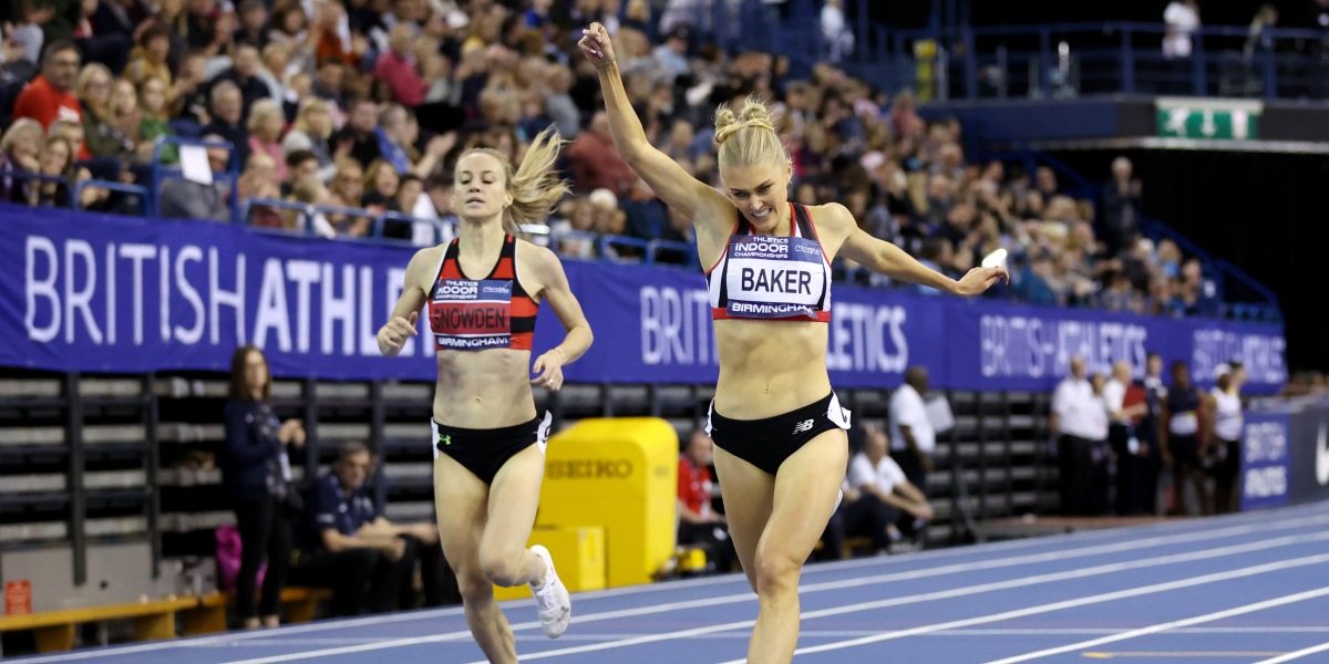 BRILLIANT BAKER BREAKS 37-YEAR-OLD RECORD TO CAP 2023 UK INDOOR CHAMPIONSHIPS