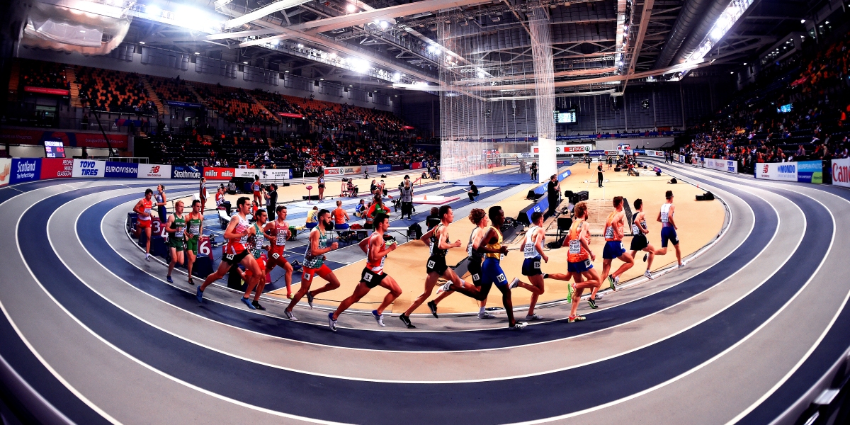 GLASGOW MARKS 1 YEAR TO GO TO WORLD ATHLETICS INDOOR CHAMPIONSHIPS
