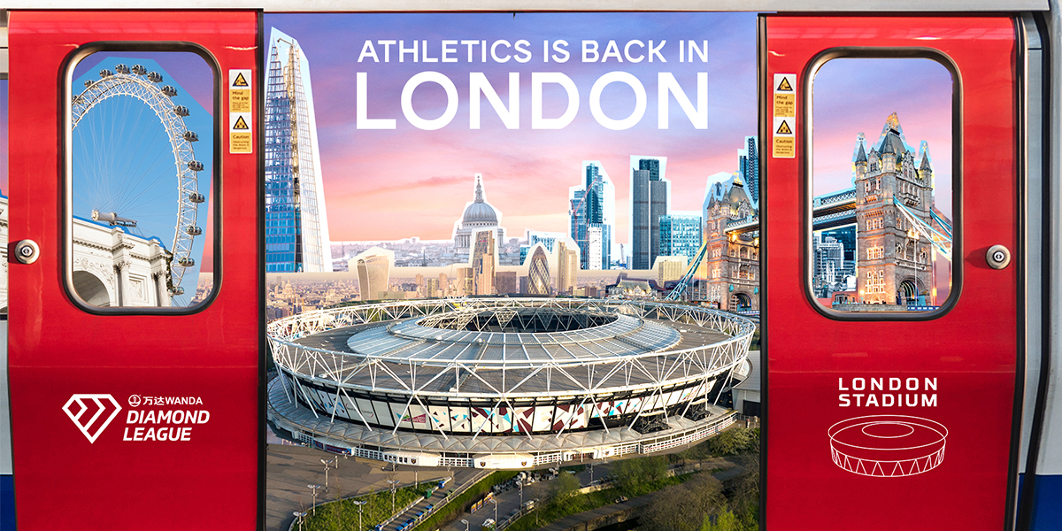 100 DAYS TO GO UNTIL ATHLETICS RETURNS TO THE LONDON STADIUM WITH