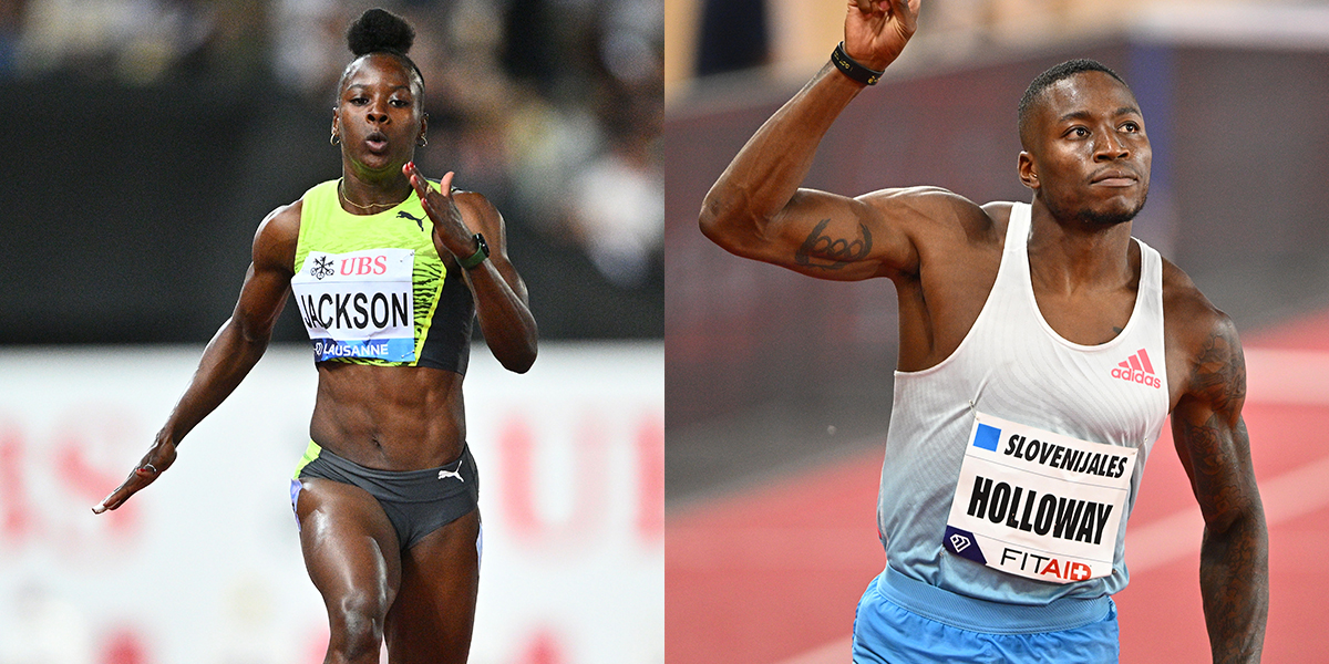 WORLD CHAMPIONS JACKSON AND HOLLOWAY SET FOR LONDON ATHLETICS MEET THIS JULY