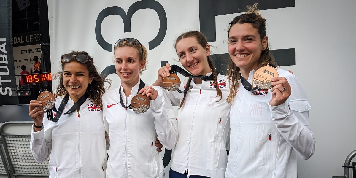 TEAM BRONZE IN THE WOMEN’S VERTICAL RACE AT THE WORLD MOUNTAIN AND TRAIL RUNNING CHAMPIONS