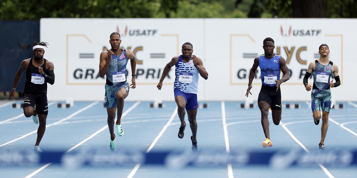 ZHARNEL HUGHES BREAKS MEN'S 100M BRITISH RECORD