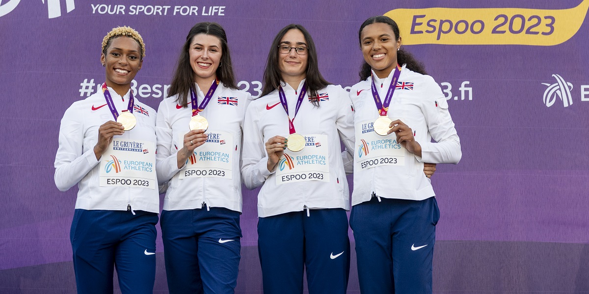 WOMEN'S 4X100 RELAY AND ALICE GOODALL STRIKE GOLD AT EURO U23 CHAMPS 