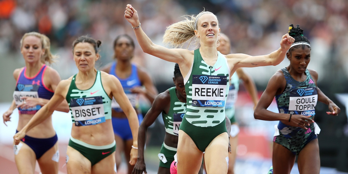 REEKIE RUNS RIOT AS HUGHES SMASHES BRITISH MEN'S 200M RECORD AT LONDON ATHLETICS MEET