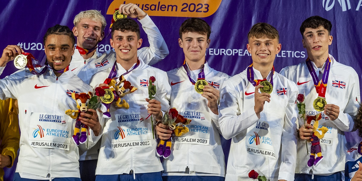 GB & NI CLAIM 4X400M RELAY GOLD & TWO SILVERS TO END EURO U20S ON HIGH