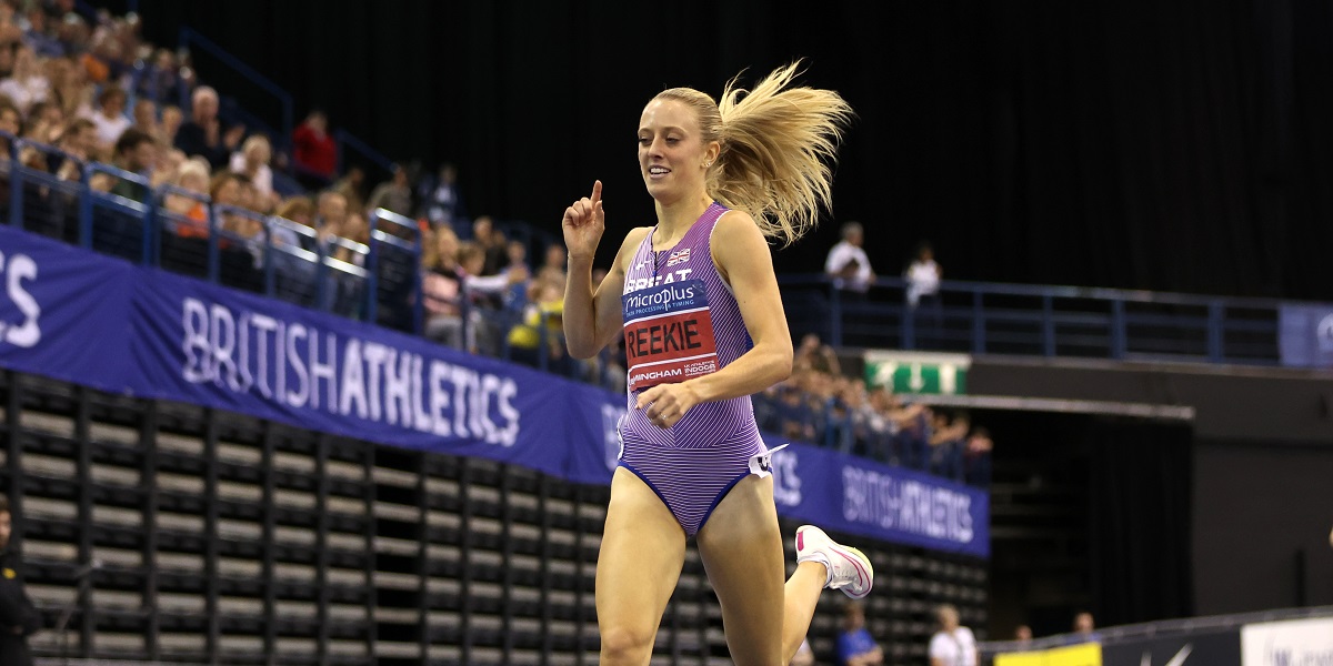 REEKIE LIGHTS UP MICROPLUS UK ATHLETICS INDOOR CHAMPS WITH 800M CHAMPIONSHIP RECORD
