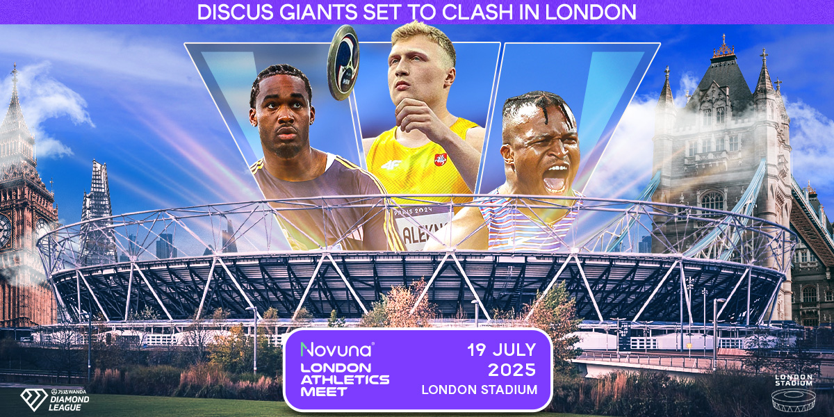 DISCUS GIANTS TO CLASH IN LONDON