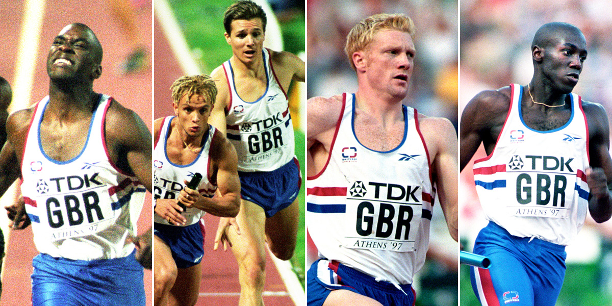 GB & NI 4X400M TEAM TO RECEIVE 1997 WORLD CHAMPIONSHIP GOLD MEDALS AT NOVUNA LONDON ATHLET