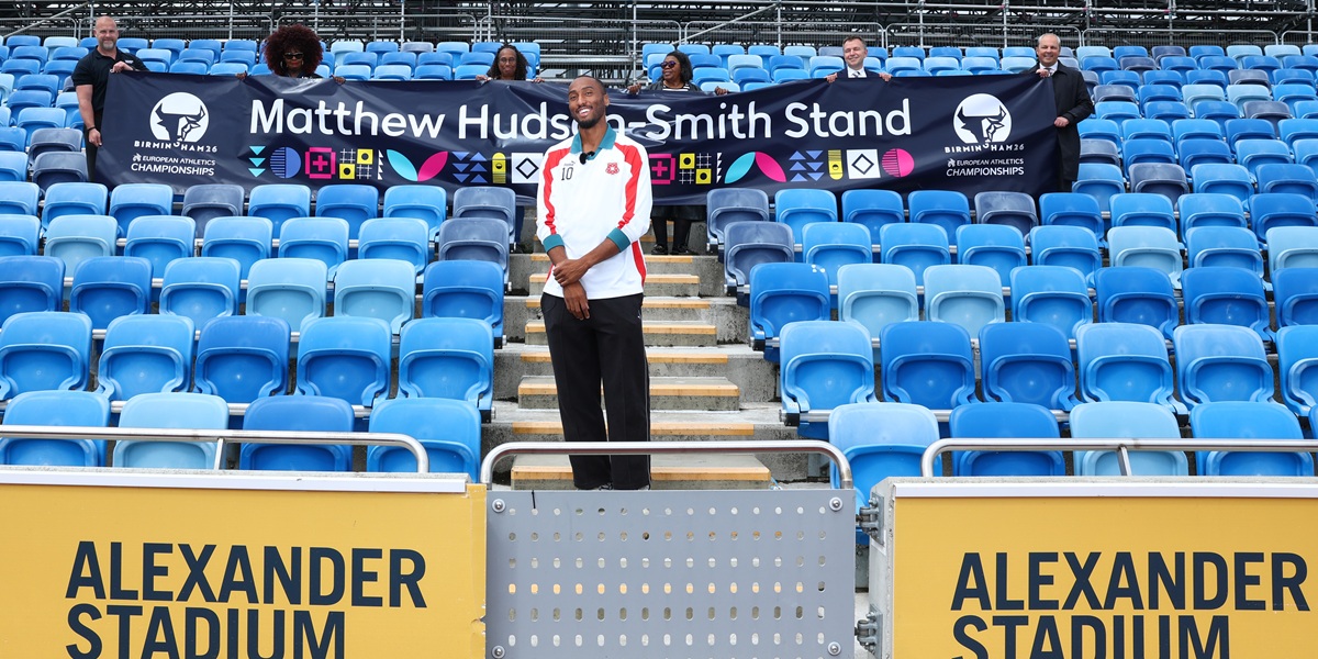 Home hero Matthew Hudson-Smith surprised with stand naming ahead of Birmingham 2026